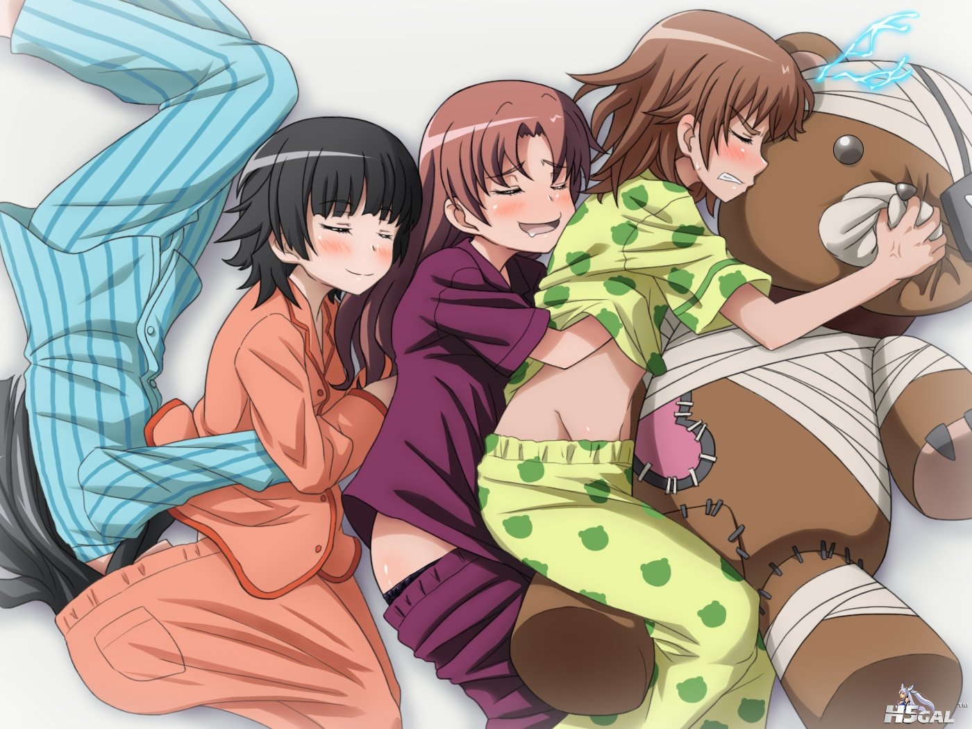 yande 252342 mameshiba misaka_mikoto pajama saten_ruiko shirai_kuroko to_aru_kag.jpg
