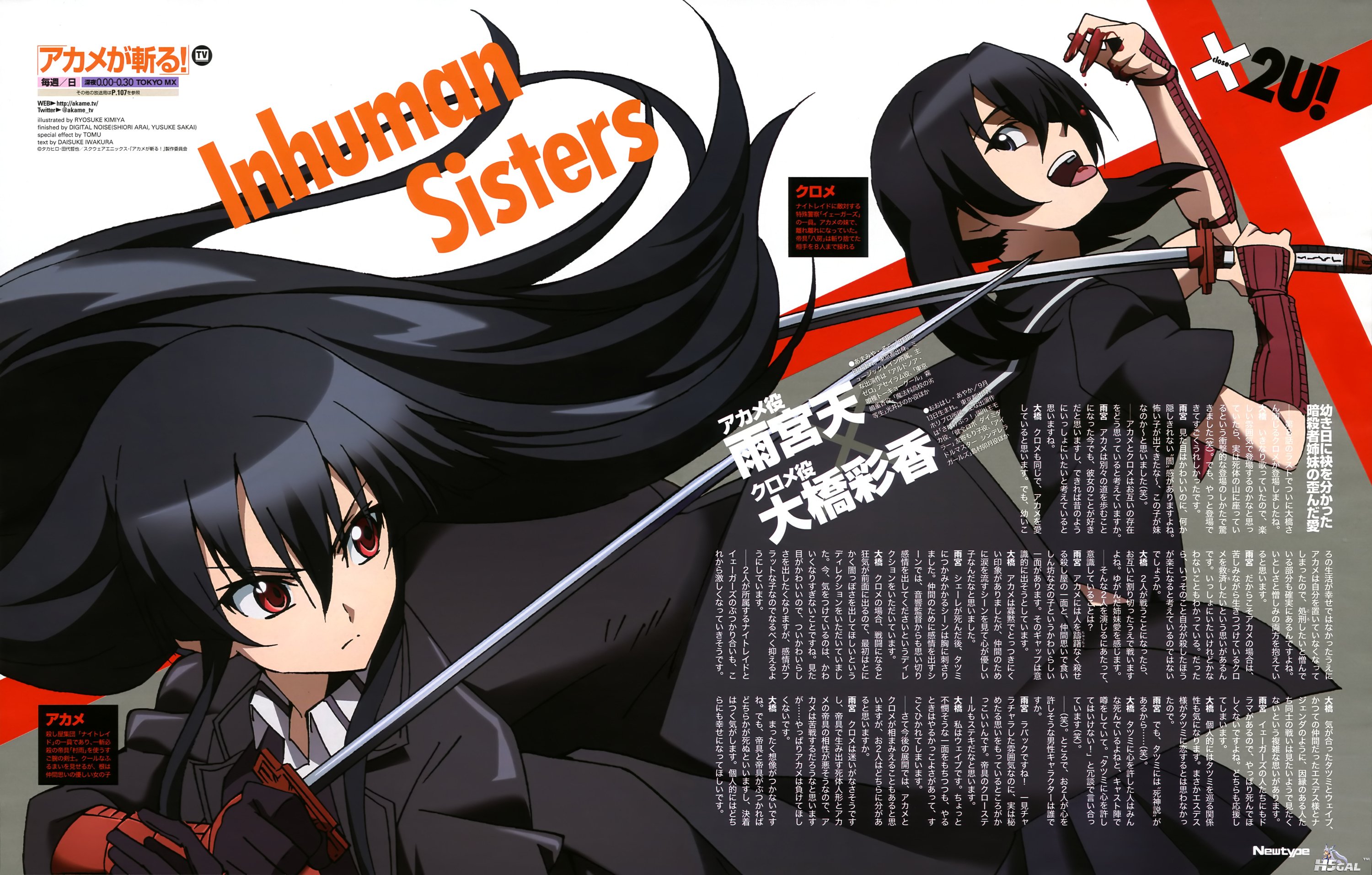 1792618 2girls absurdres akame akame_ga_kill! highres kimiya_ryousuke kurome_(ak.jpg