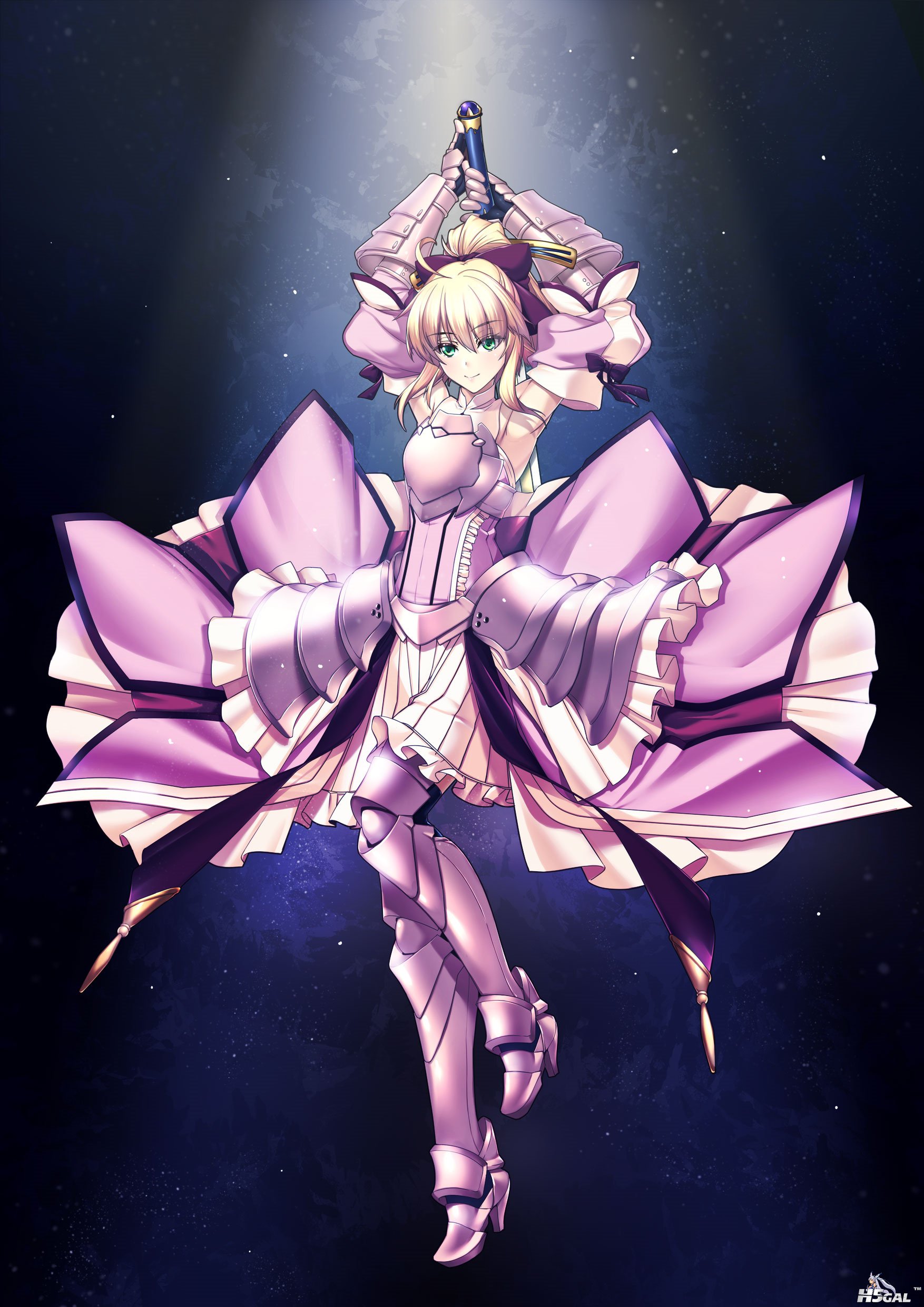 320311 armor fate stay_night fate unlimited_codes heels merufena saber saber_lil.jpg