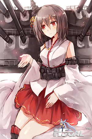 donmai 2083130 1girl cannon highres kantai_collection kinona petals smile tagme .png